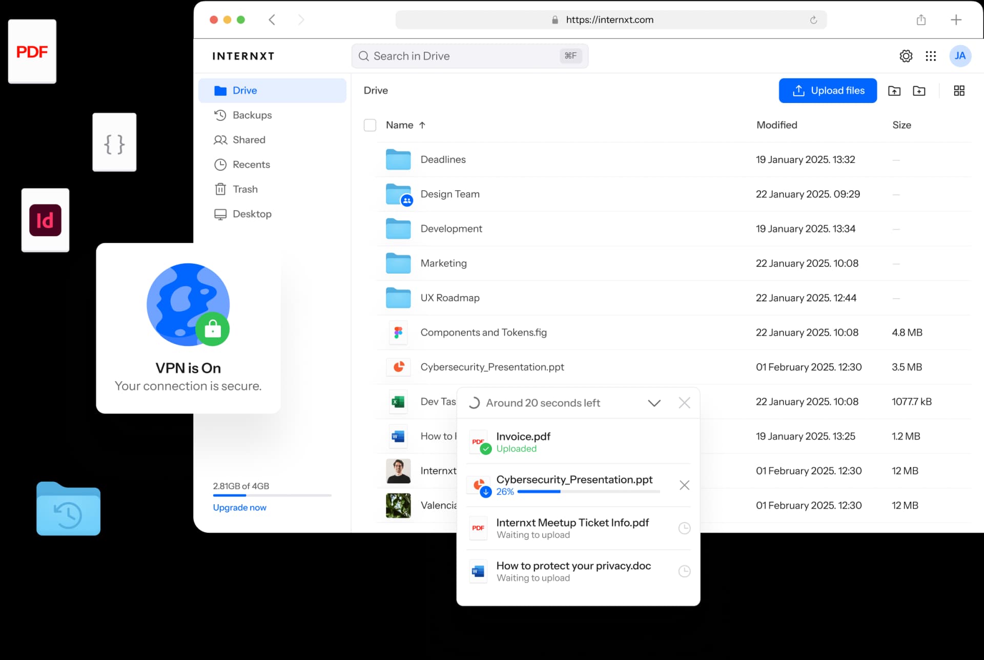 DriveWeb DarkMode image desktop